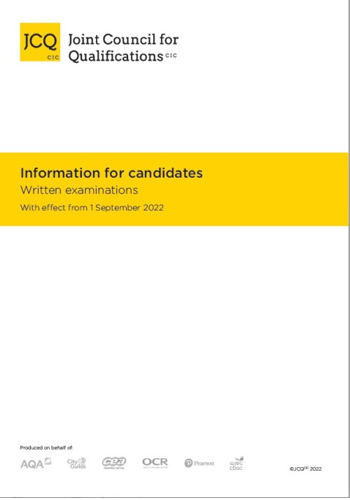 JCQ Info for Candidates Sept 2022